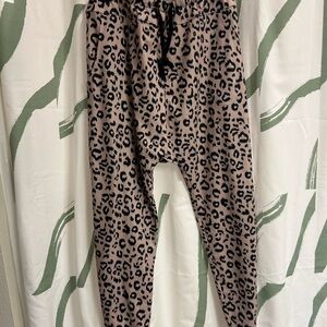 Leopard Print Joggers